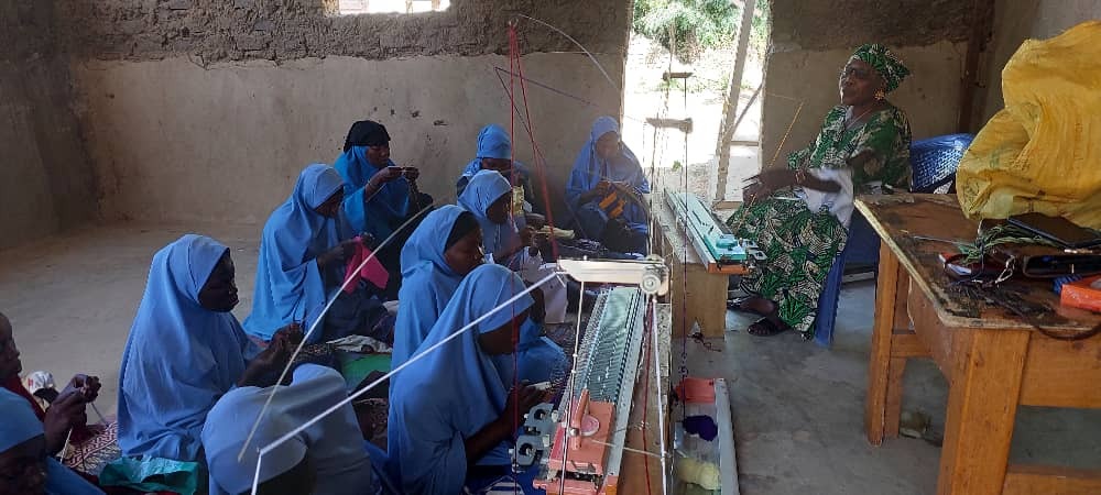 breiles met de breimachine