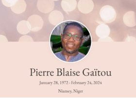 Overlijdensbericht Pierre Blaise Gaitou