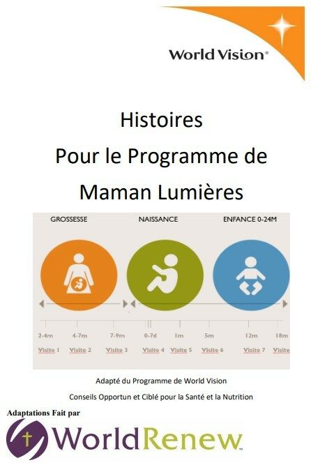 Maman Lumières is een door World Renew aangepast van het World Vision-programma "Tijdig en gericht gezondheids- en voedingsadvies"